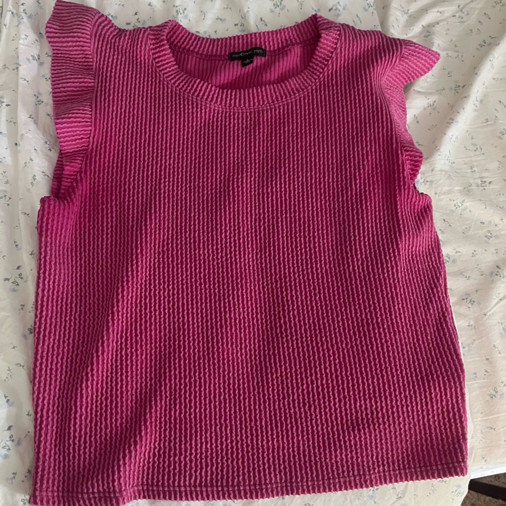 Pink Ruffled Kids Blouse